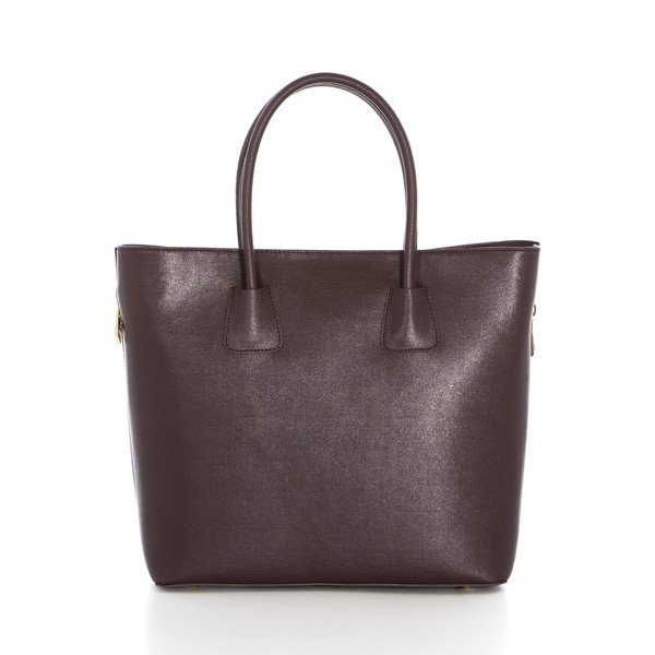 Usnjena torbica Saffiano Bordeaux-image-3