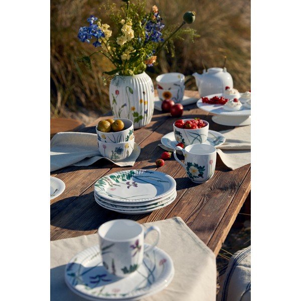 Bela porcelanasta skledica za juho 600 ml Hammershøi Summer – Kähler Design-image-3
