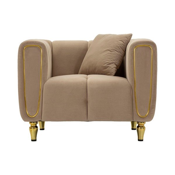 Sivorjav žameten fotelj Alma – Mauro Ferretti-image-2