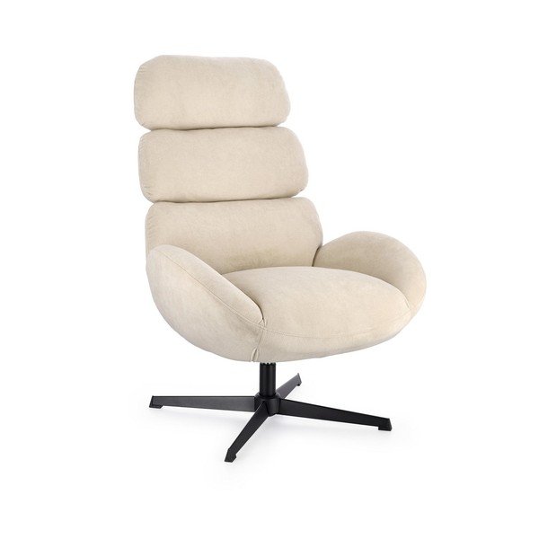 Bež vrtljiv fotelj Violante – Bizzotto