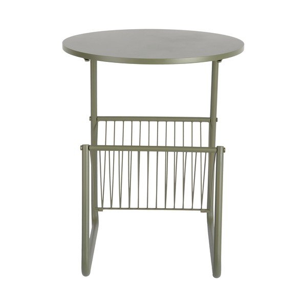 Kovinska okrogla stranska mizica ø 40 cm Riqueza Revista – Leitmotiv-image-4