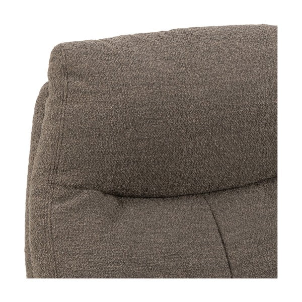 Sivo-rjav fotelj za sprostitev iz tkanine bouclé London – Actona-image-1