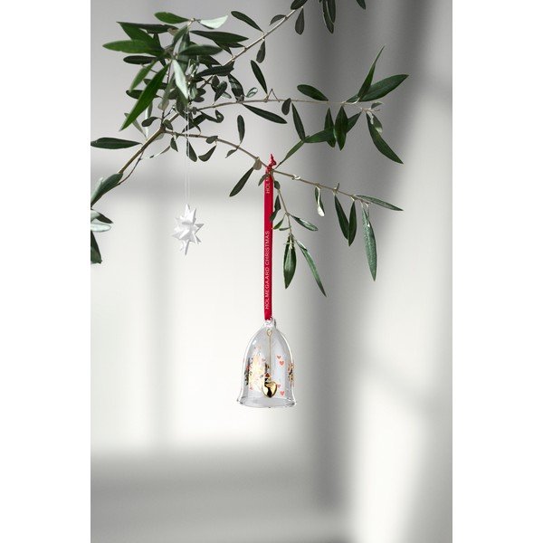 Steklen okrasek za jelko Bell – Holmegaard-image-1