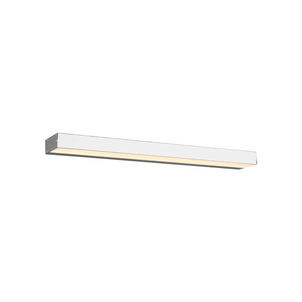 LED stenska svetilka v svetleči srebrni barvi (dolžina 60 cm) Rocco - Trio-image-3