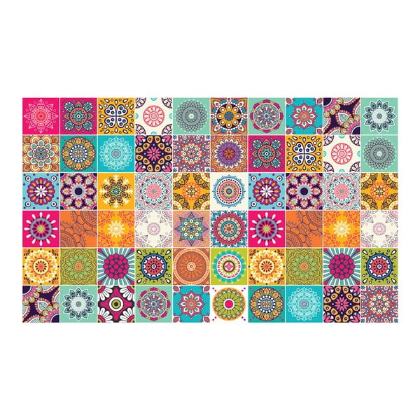 Komplet 60 stenskih nalepk Ambiance Tiles Vintage, 10 x 10 cm-image-2