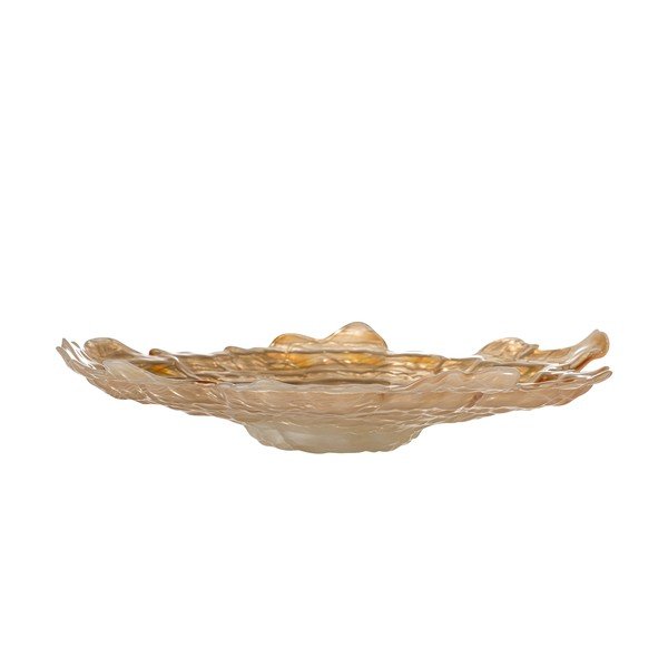 Bež steklena skleda ø 38,5 cm Asimi – Bloomingville