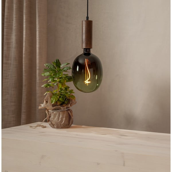 Temno rjava viseča svetilka Tub – Star Trading-image-1