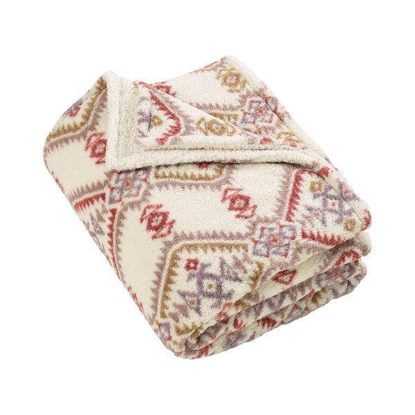 Odeja v naravni barvi 240x200 cm Navajo Fleece – Catherine Lansfield