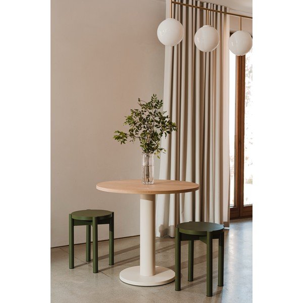 Zelen stolček iz masivne bukve Hopp – noo.ma-image-4