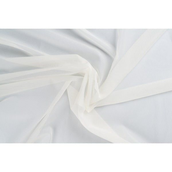 Kremno bela prosojna zavesa 280x160 cm Barbara – Mendola Fabrics-image-1