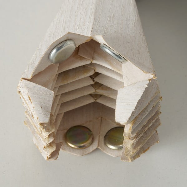 Bela božična papirnata viseča dekoracija v obliki zvezde Boltze Kassia, ø 20 cm-image-1