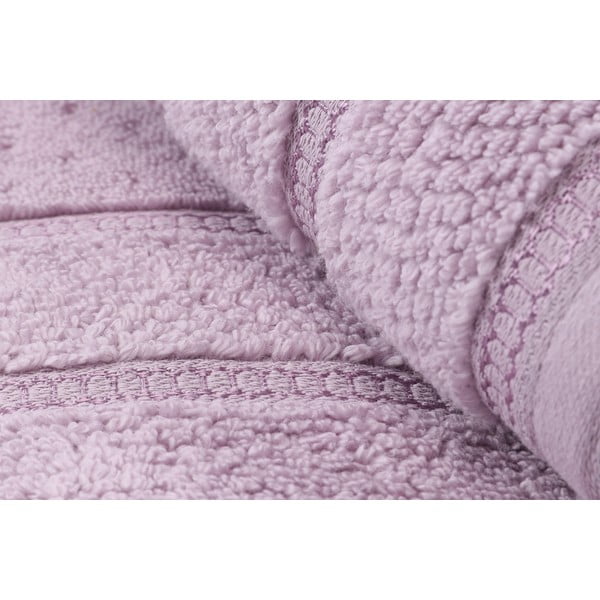 Komplet 2 vijoličnih bombažnih brisač Foutastic Arella, 50 x 90 cm-image-1