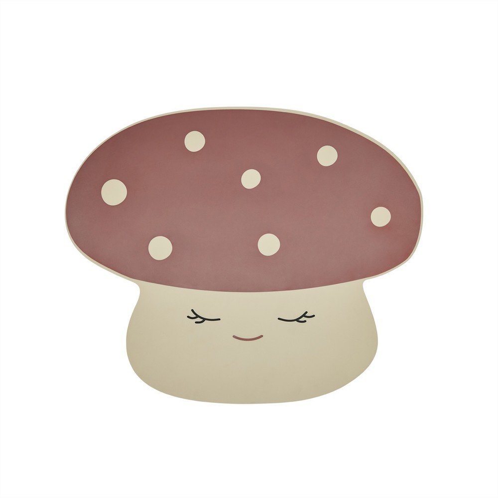Silikonski otroški pogrinjek 43x35,5 cm Mushroom