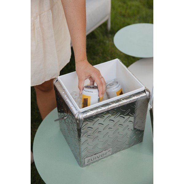 Hladilna torba v srebrni barvi 15 l Cooler Be Heavy – Zuiver-image-1