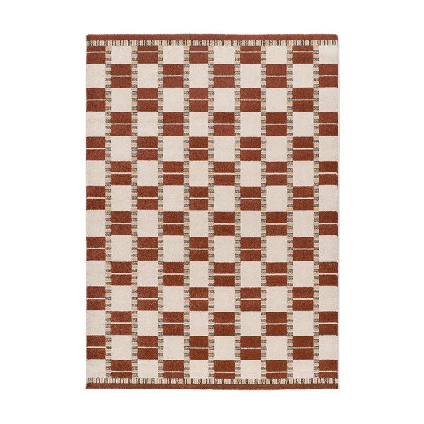 Bež/v barvi terakote preproga 133x190 cm Astra – Universal