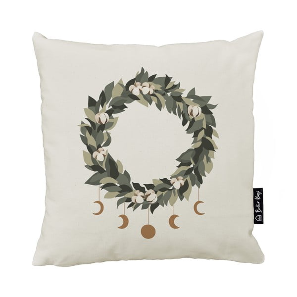 Prevleka za blazino z božičnim motivom 45x45 cm Festive Wreath – Butter Kings