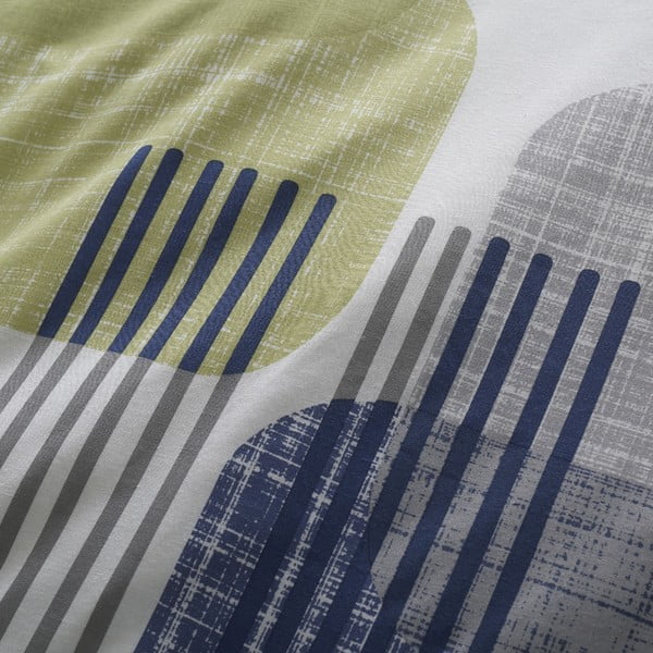 Zeleno-modra posteljnina 135x200 cm Layered Geo - Catherine Lansfield-image-4