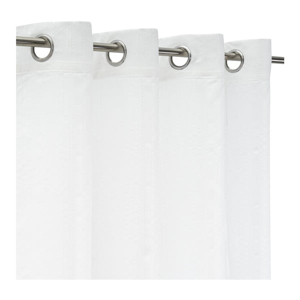 Bela prosojna zavesa 140x260 cm Lite – Casa Selección-image-2