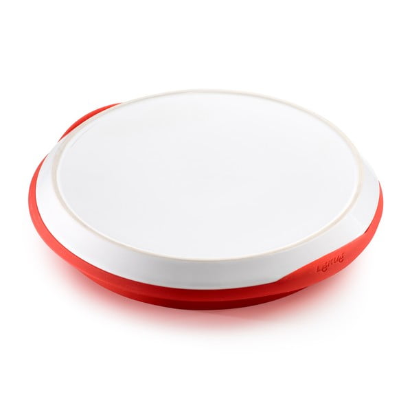 Obrnjeni model za torte s keramično ploščo, rdeč