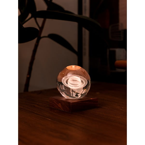 Temno rjava svetlobna dekoracija na USB Amber – Gingko-image-3