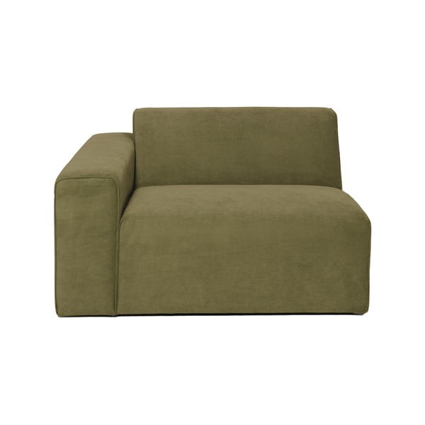 Zelen končni modul kavča Scandic Sting, 124 cm, levi kot
