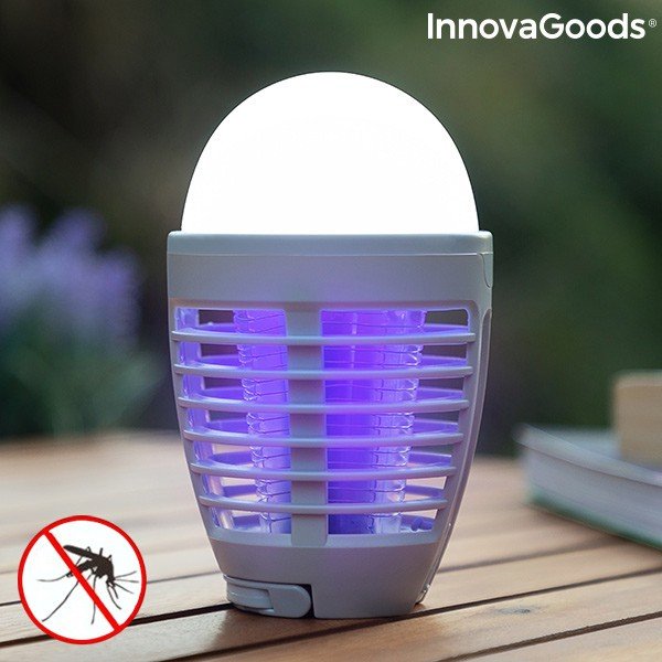 Akumulatorska svetilka proti komarjem 2 v 1 InnovaGoods-image-1