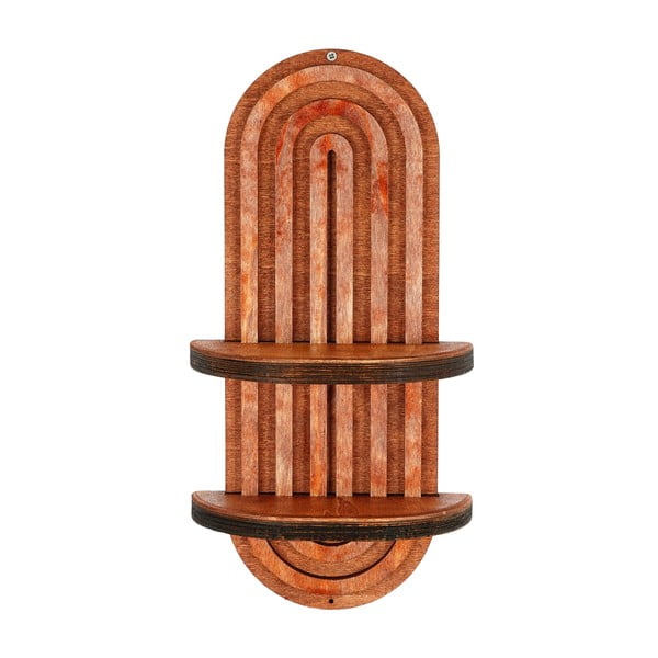 Svetlo rdeča večnivojska polica 20 cm Raf – Kalune Design