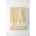 Sivo-rjava pletenina z bombažem Euromant Skyline, 140 x 180 cm