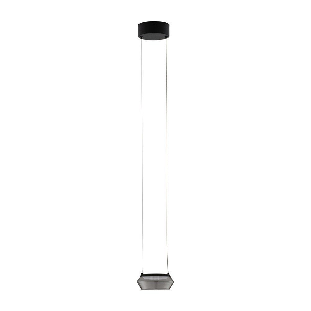 Mat črna steklena LED