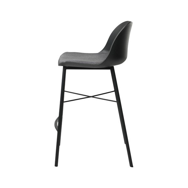 Črn barski stol Unique Furniture Whistler-image-1