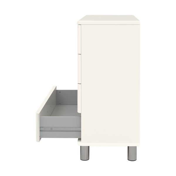 Bela visoka komoda 86x92 cm Malibu - Tenzo-image-1