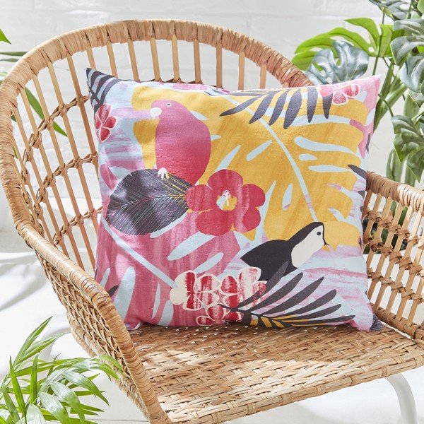 Zunanja blazina 45x45 cm Tropical Leaves - Catherine Lansfield-image-1