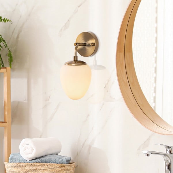 Stenska svetilka v bronasti barvi ø 12 cm Nassao – Opviq lights-image-3