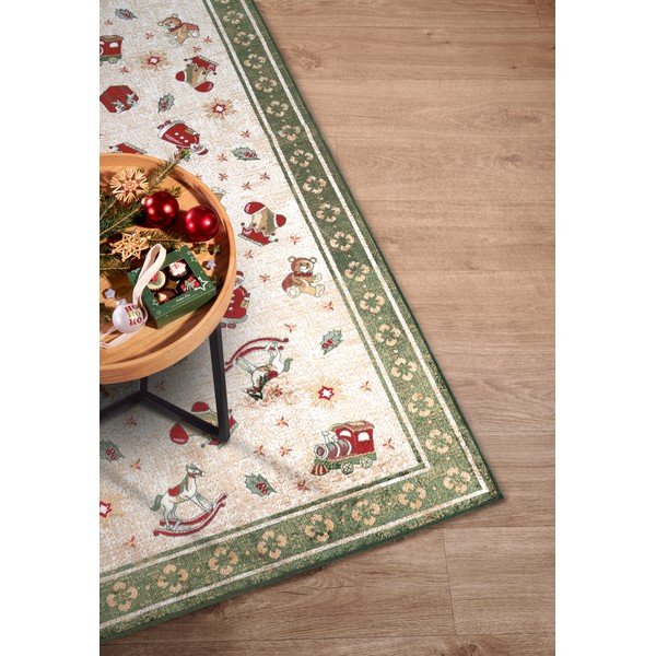 Zelena preproga z božičnim motivom iz mešanice bombaža 160x230 cm Toy's Delight Green Christmas – Villeroy&Boch-image-2