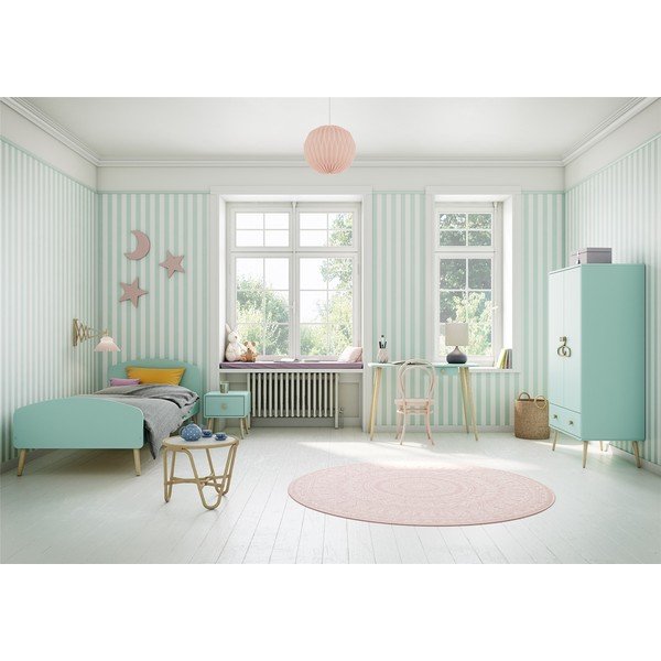 Turkizna otroška omara 113x190 cm Gaia - Tvilum-image-1