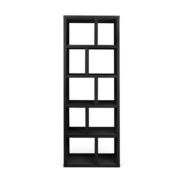 Črn regal 70x198 cm Berlin – TemaHome