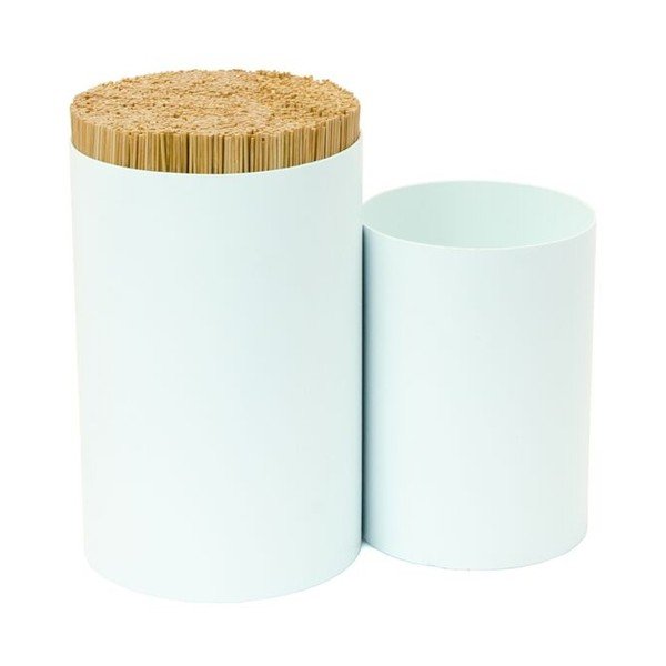 Bel bambusov blok za nože in pripomočke Wireworks Knife&Spoon-image-1