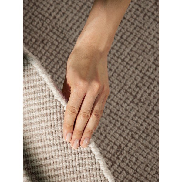 Kremno bela ročno tkana volnena okrogla preproga ø 160 cm Greenwich – Ted Baker-image-3