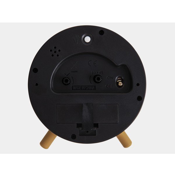 Gorčično rumena kovinska budilka Karlsson Index, ø 11 cm-image-3