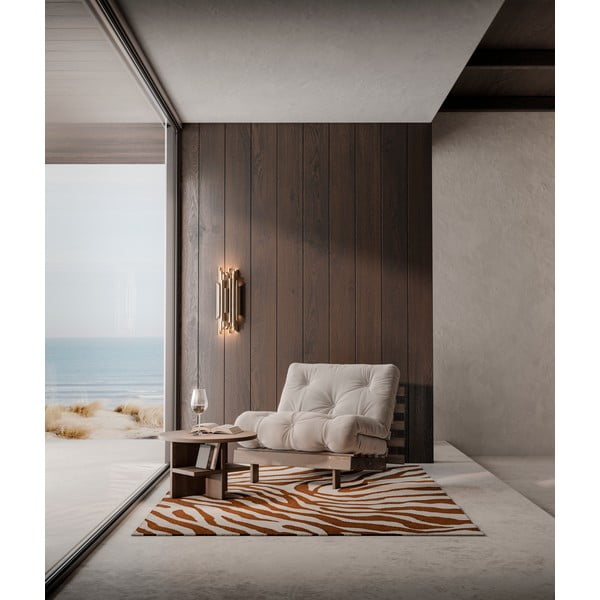 Gorčično rumen fotelj Roots Black Night – Karup Design-image-1