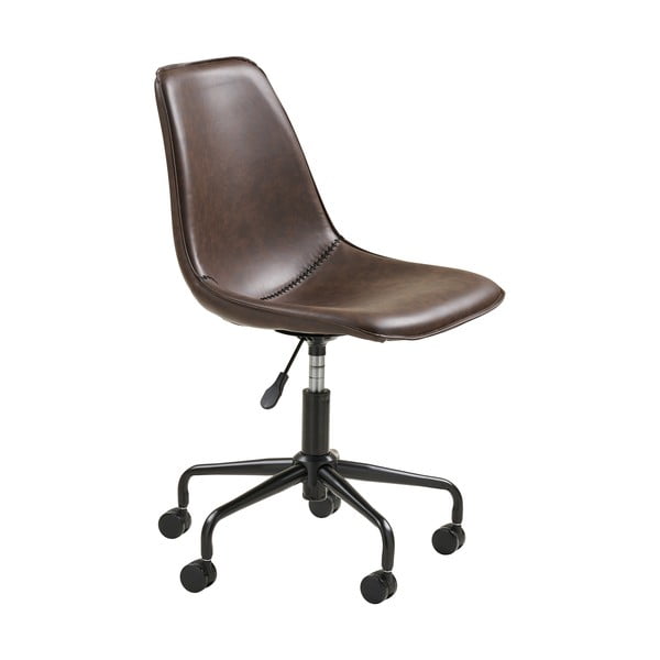 Temno rjav pisarniški stol Monaco – House Nordic-image-3