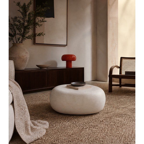 Bela mizica 49x65 cm Pebble – vtwonen-image-1