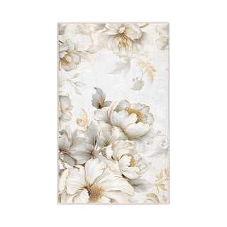 Kremno bela pralna preproga 80x150 cm Soft and Gentle – Mila Home