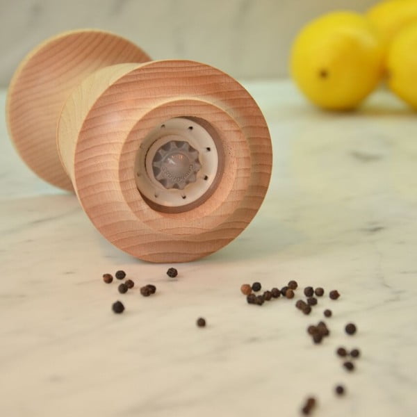 Črn mlinček za začimbe iz hrastovega lesa Wireworks Kiki-image-4