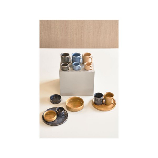 Komplet 2 modrih porcelanastih skodelic Villa Collection Fjord, 250 ml-image-1