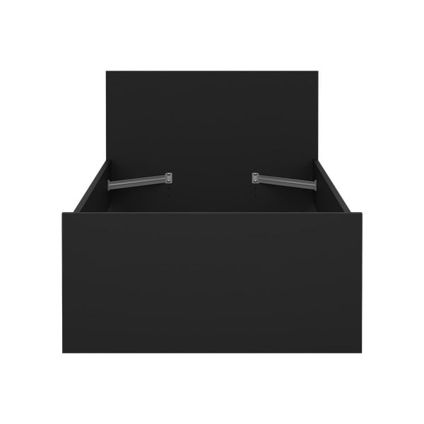 Črna postelja 90x190 cm Naia – Tvilum-image-2