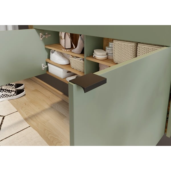 Žajbljevo zelena omarica 110x57x22 cm Ameca – Germania-image-4