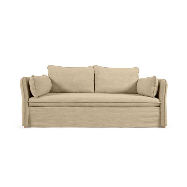 Bež raztegljiva sedežna garnitura 210 cm Tanit – Kave Home