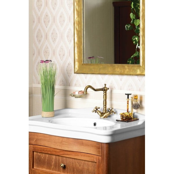 Stoječa armatura za umivalnik v bronasti barvi Antea – Sapho-image-3