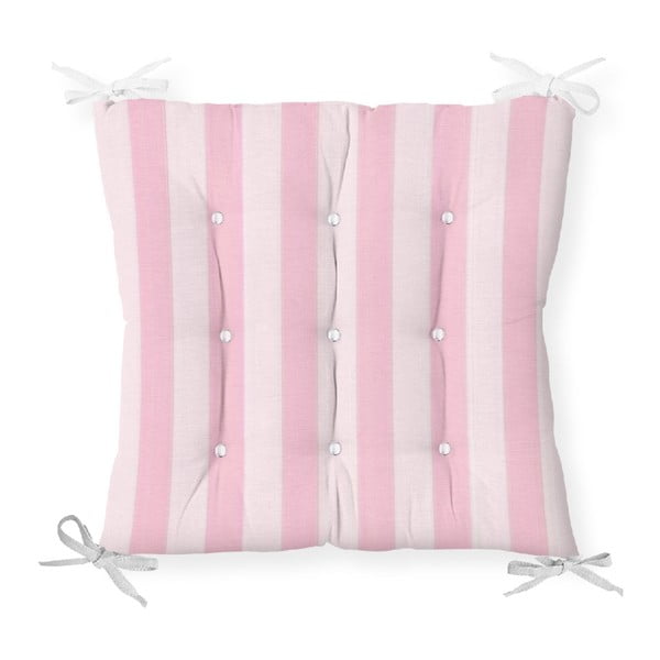Sedežna blazina iz mešanice bombaža Minimalist Cushion Covers Cute Stripes, 40 x 40 cm